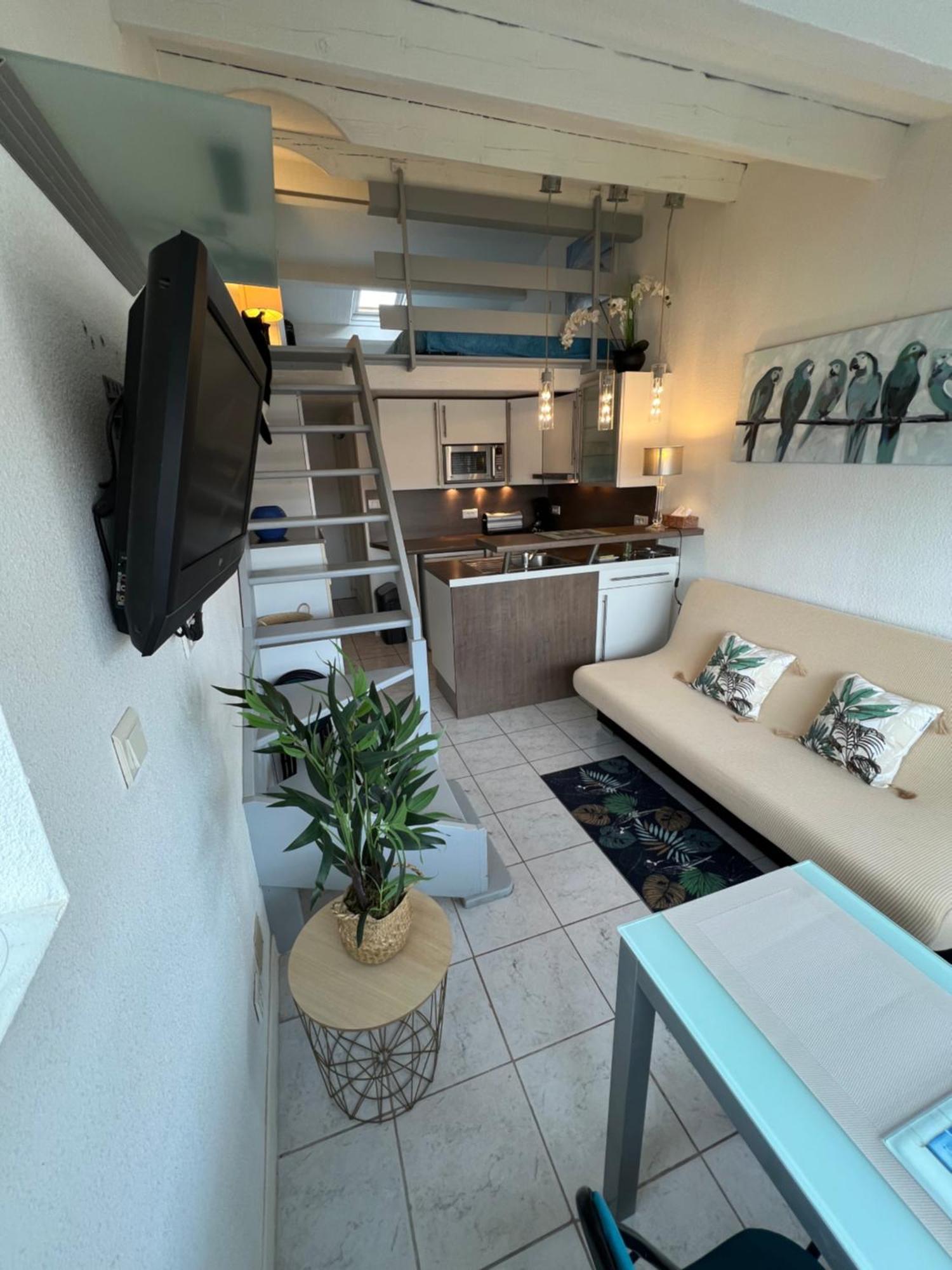 Studio Agrandi Mezzanine 824 - Village Naturiste Leucate Luaran gambar