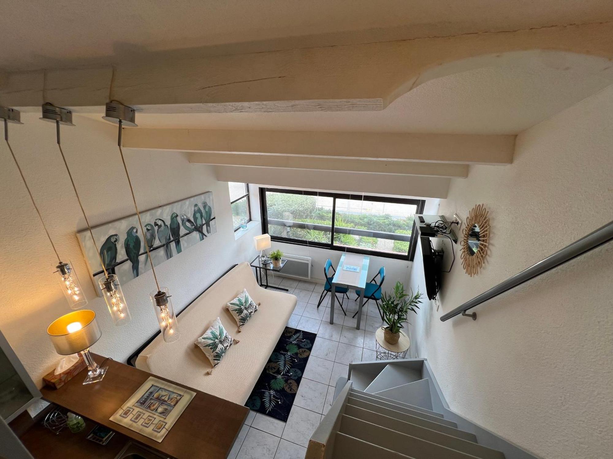 Studio Agrandi Mezzanine 824 - Village Naturiste Leucate Luaran gambar